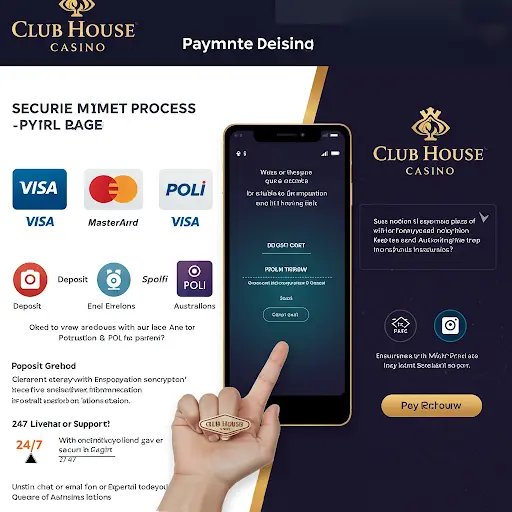 Safe and Convenient Payments – Club House Casino
